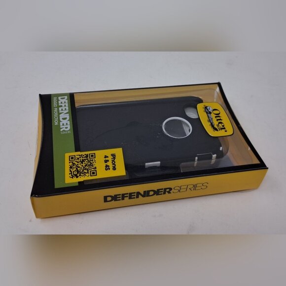 NIB Otter Box Defender Rugged Protection iPhone 4/4S Case Black Belt Clip - Picture 3 of 5